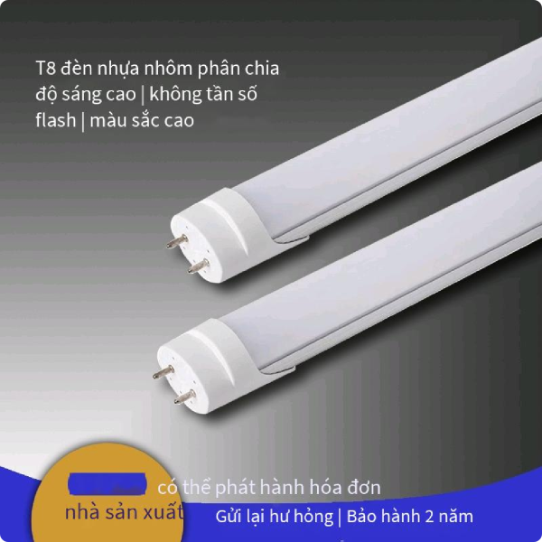 Bóng Led tuýp T8 nhôm nhựa 9W - 0.6M