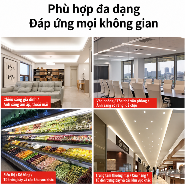 Tuýp T5 nhôm nhựa liền máng